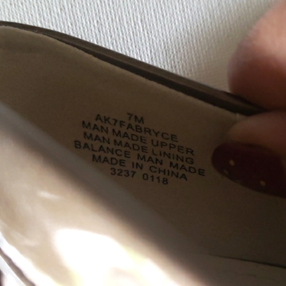 Anne Klein Fabryce Metallic Taupe Synthetic Pumps Women's Size 7M - Picture 13 of 14